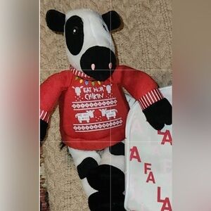 Chick Fil A Cow Eat More Chicken Christmas Plush Chickfila Chick Fila